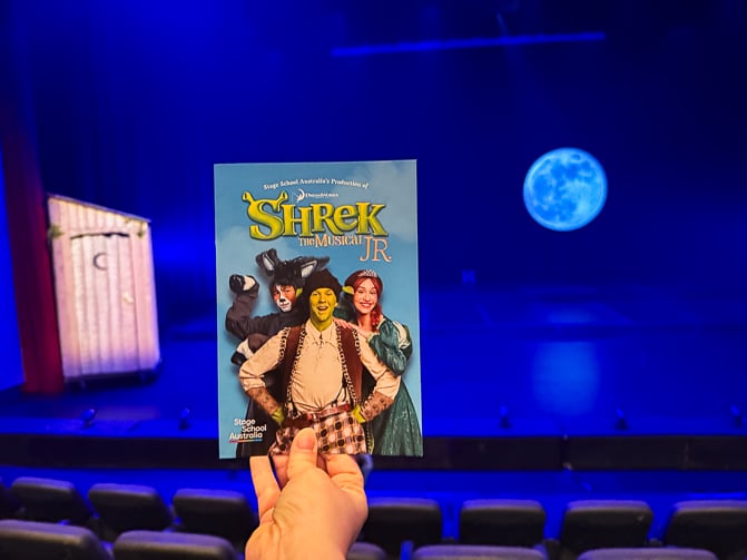 Stage School Australia Shrek Jr program and stage
